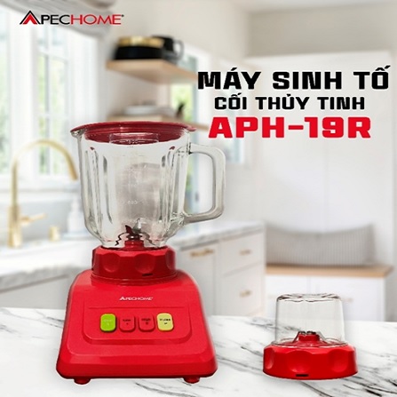 Máy Sinh Tố Cối Thủy Tinh  APH-19R